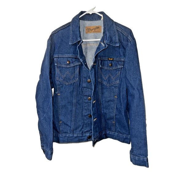 Wrangler Men's Cowboy Cut Unlined Denim Jacket Size Medium - Picture 1 of 5